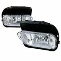 Overtime Clear Fog Lights with Wiring Kit for 03 to 06 Chevrolet Silverado, 11 x 14 x 11 in. OV516200